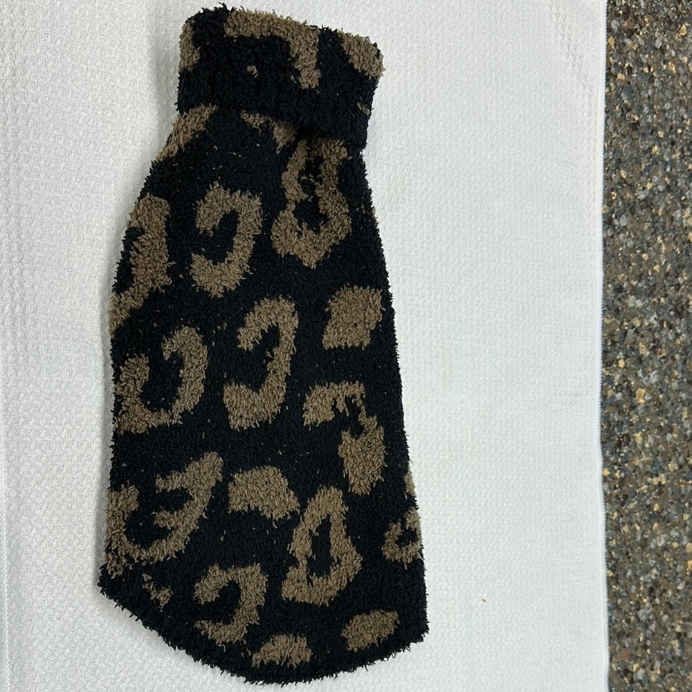 Barefoot Dreams Cozy Animal Print Dog Coat